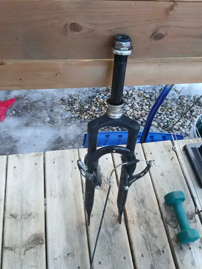 Bike fork and other parts, View more