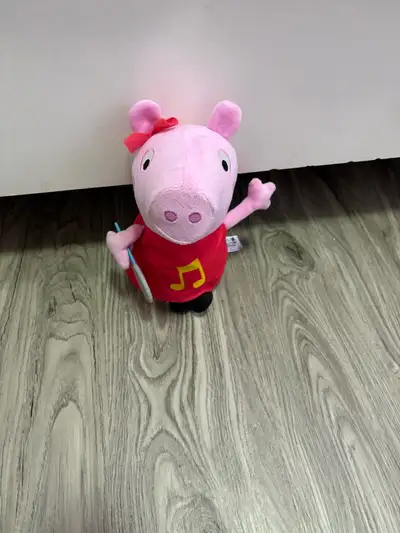 Hasbro peppa pig song along plush doll peluche , View more