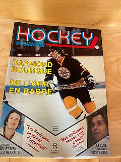 Magazine Hockey Sommaire mai 1980 (Raymond Bourque) dans Magazines  à Saint-Jean-sur-Richelieu