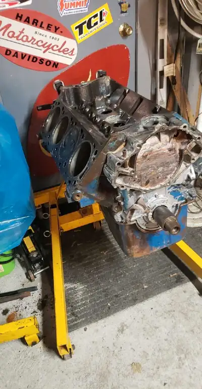 1969 Ford 429, out of a Thunderbird, good block C9VE, no heads, stock bore, crank in good shape, low...