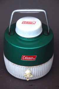 Vintage Late 60's Coleman Water Jug Cooler