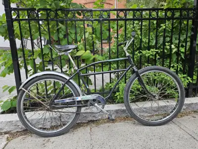 Vintage "Worksman, Industrial News Boy" delivery bike., View more