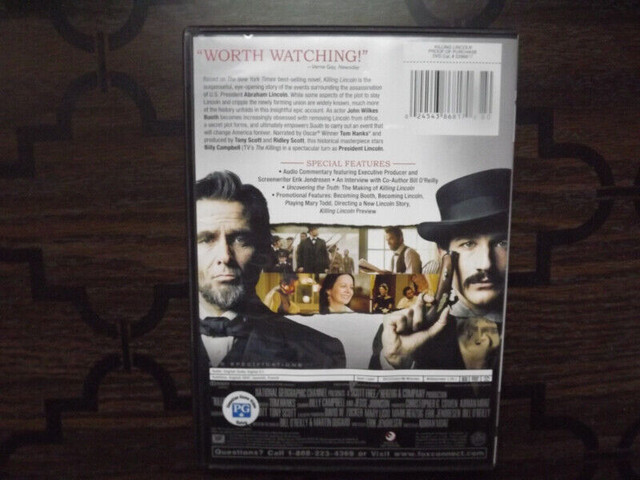 FS: "Killing Lincoln" (Civil War Biopic) Widescreen Version DV in CDs, DVDs & Blu-ray in London - Image 2