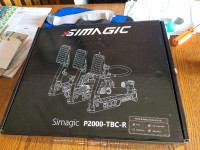 Simagic P2000R Hydraulic Sim racing pedals.