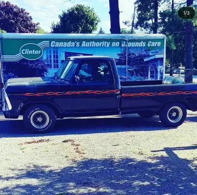 1977 ford f150. Completely custom. 351m engine with mild race cam. 550kms.. C6 rebuilt transmission....