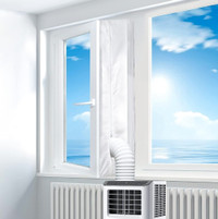 Universal window seal for portable air conditioner