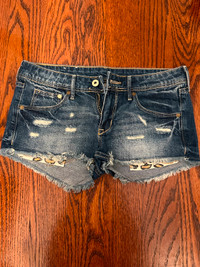 &Denim jean shorts