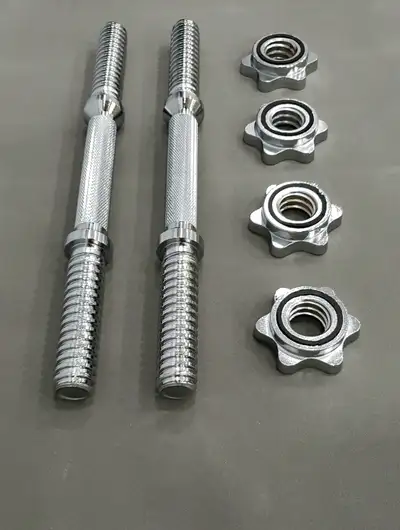 NEW_1" inch solid steel dumbbell handles/ fitness/ gym equipment, View more