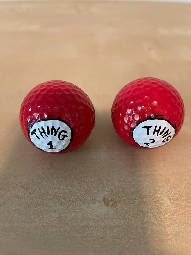 Universal Studios 2 collectable Golf Balls, Dr Suess’s  in Golf in Edmonton