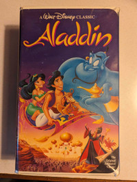 Disney's Aladdin clamshell VHS