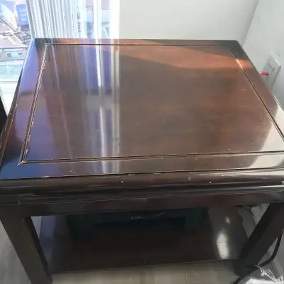 Wooden Coffee Table with bottom shelf, View more