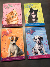 4 livres « Les chatons (chiots) magiques », tomes 1,2,3,5