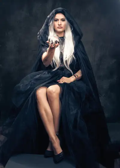 NEW Rubie's Full-Length Sheer Cape with Oversized Hood Please read everything below before contactin...