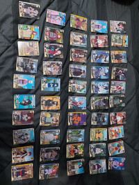 Collectable japanese naruto cards.