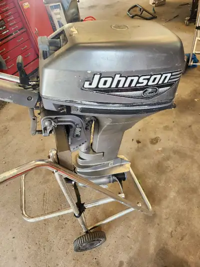 For sale is a 9.9 Johnson 2 stroke short shaft motor. Tag says built August of 1999 so not sure if t...