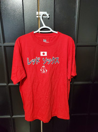Boston Red Sox Mens 2007 T-Shirt LG RED MLB Lee Sport