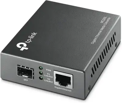 MC220L  TP-Link Gigabit SFP to RJ45 Fiber Media Converter, View more
