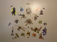 Free Ninja turtle wall stickers - non-glue and easily removable