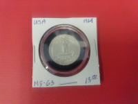 1964 USA Quarter Dollar Coin