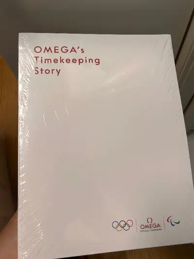 OMEGA WATCH TIMEKEEPING STORY OLYMPICS - UNOPENED = NEW, View more