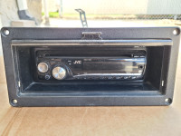JVC stereo with in dash housing