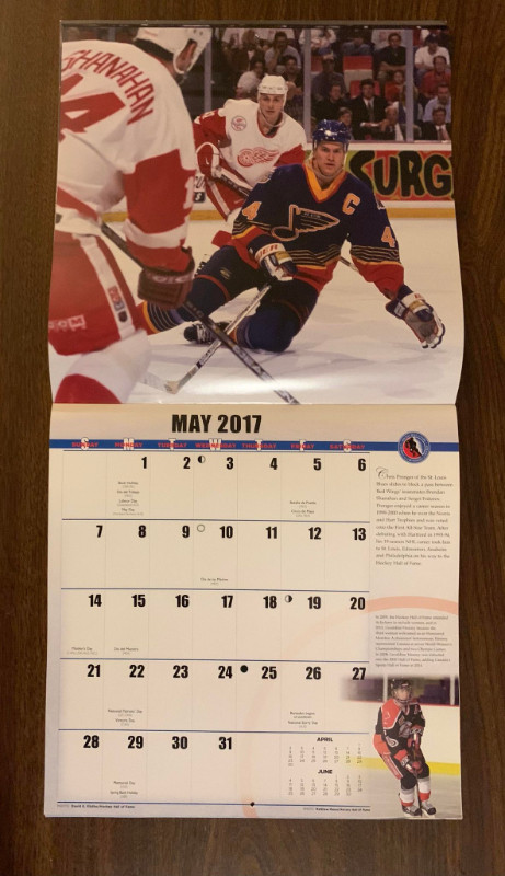 Collector 2016 Hockey Hall of Fame Induction Calendar in Arts & Collectibles in Oshawa / Durham Region - Image 4