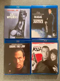 Steven Seagal Blurays EUC Out for Justice Above the Law