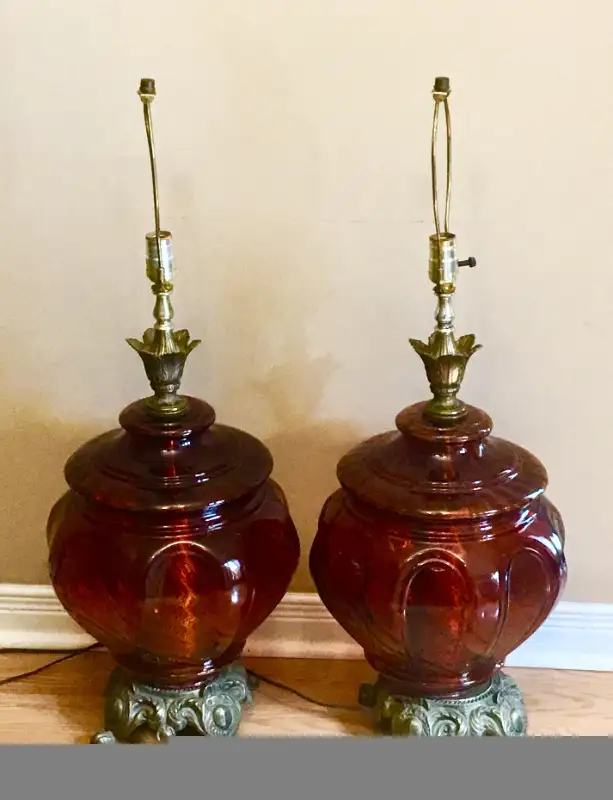 Set Of 3 Candle Painted Wine Glass Crackle Stem Candle Holder in Home Décor & Accents in Oshawa / Durham Region - Image 11