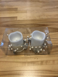 Pair of Electric Christmas Candles (New)