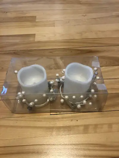 Pair of Electric Christmas Candles (New), View more
