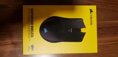 It's available so don't ask. Selling a new sealed Corsair Harpoon RGB Wireless Gaming Mouse. -10,000...