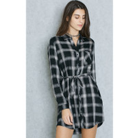 Forever21 Checked Shirt Dress Size M