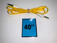 3.5 JACK MALE TO 3.5 JACK MALE CABLE-40 INCHES (C021)