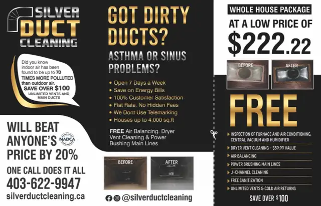 ~ WHOLE HOUSE PACKAGE ~ UNLIMITED AIR VENT & RETURNS ~628637201628171218