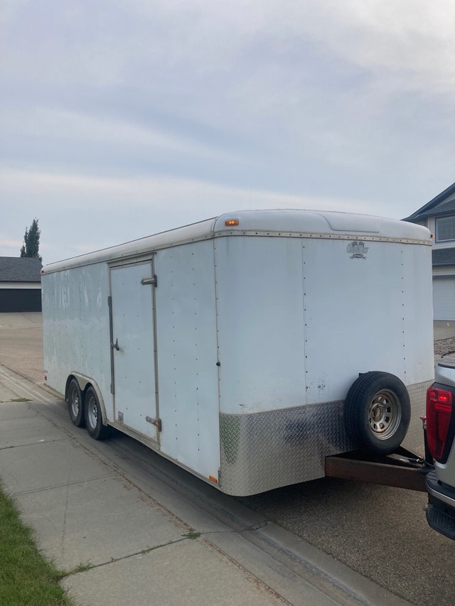 8.5x20 enclosed trailer Cargo & Utility Trailers Edmonton Kijiji