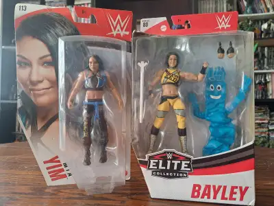 WWE ACTION FIGURES! BAYLEY AND MIA YIM!, View more