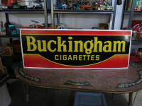 Buckingham cigarette sign for sale in Saskatoon
