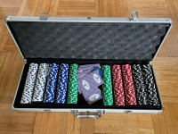 Poker Set 400 pcs 12g Chips, Aluminum Case