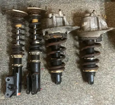 BC Racing Coilovers for Volvo P2 AWD V70 AWD 2000-2007 S60 AWD 2001-2009 Model ZG-08-BR Fronts have...