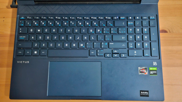 HP Victus Gaming Laptop Ryzen5 5600 GTX1650 8Gb RAM 512Gb Win 11 in Laptops in Belleville - Image 2