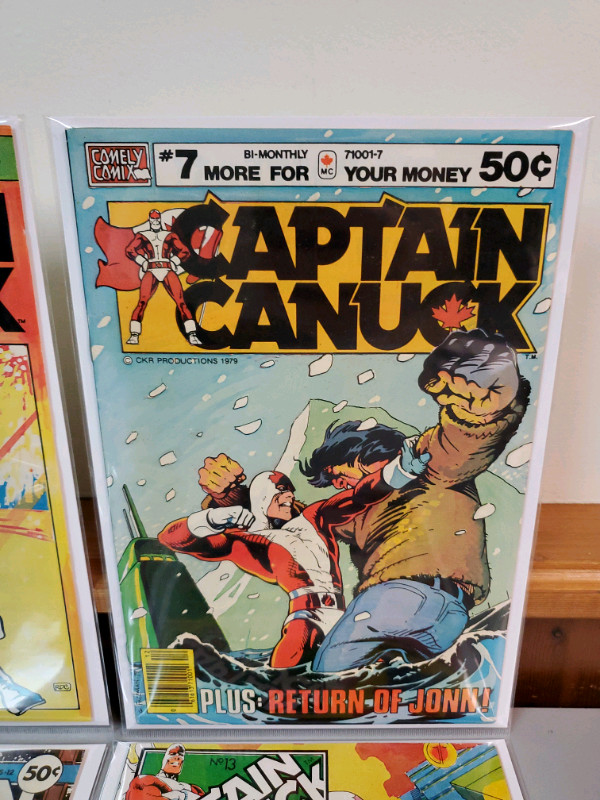 Captain Canuck 4 5 7 11 12 13 14 high grade comics check picture in Comics & Graphic Novels in St. Catharines - Image 4