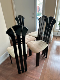 6 Art Deco Dining Room Chairs