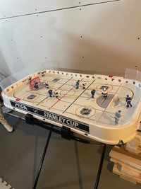 Table hockey set. Missing net and puck