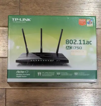 TP-Link Archer C7 1300 Mbps 4-Port Wireless AC Router, Brand New, View more