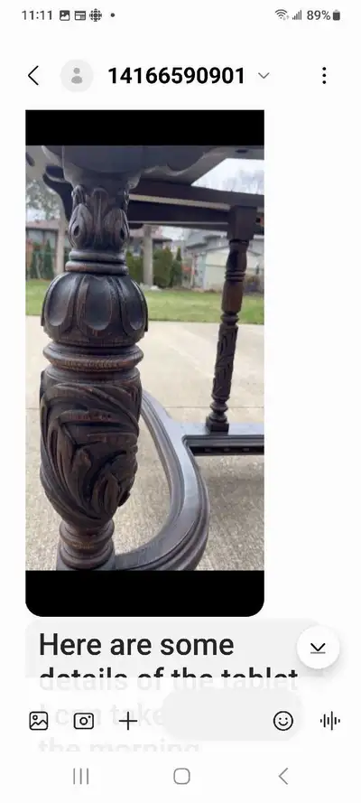 antique dinning table, View more