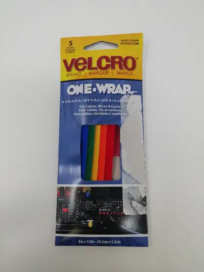 Velcro Brand One Wrap Straps / Attaches Multi Color, View more