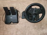Nintendo 64 Steering Wheel Controller and Pedals