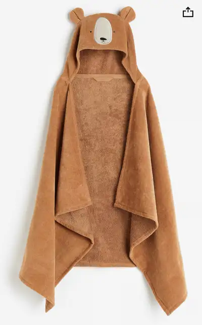 Bear Hooded Bathtowel, View more