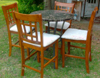 BISTRO TABLE & 4 CHAIRS