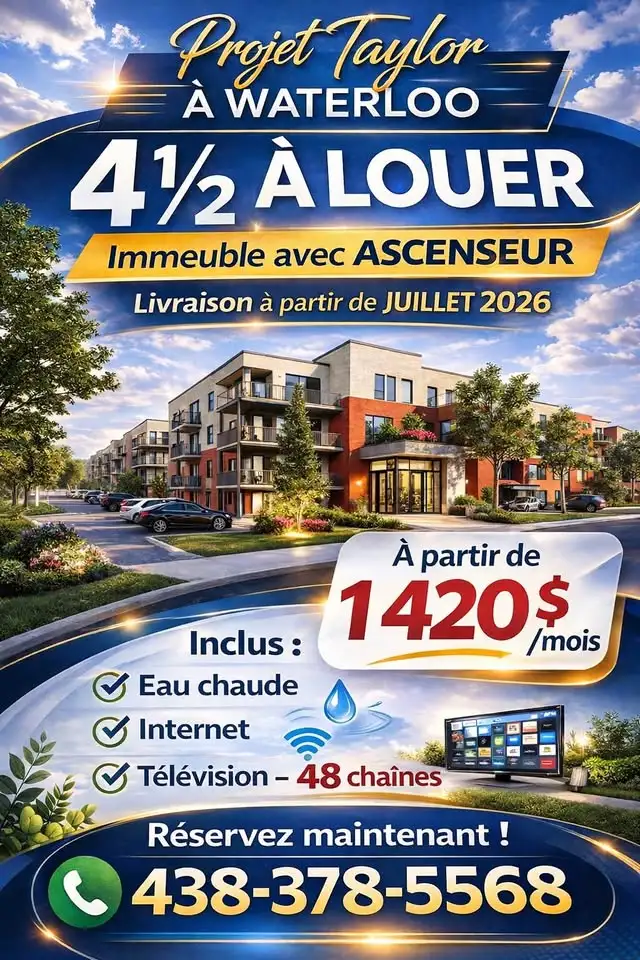 Appartement à louer - Waterloo- Centre ville - Ascenseur